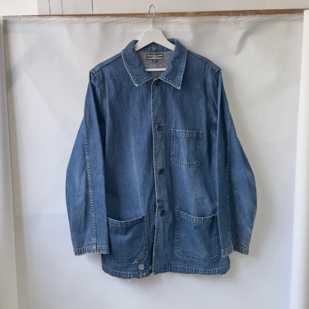[BLUE WAY] DENIM COVERALL JACKET