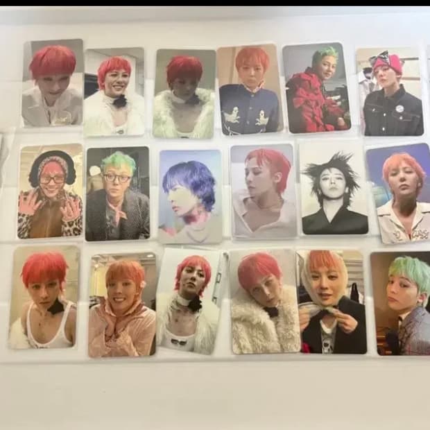 [한정판] 지디 위버멘쉬 앨범 특전포카 22종 일괄판매