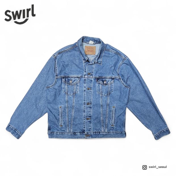 90s Levis usa made 3rd trucker jacket