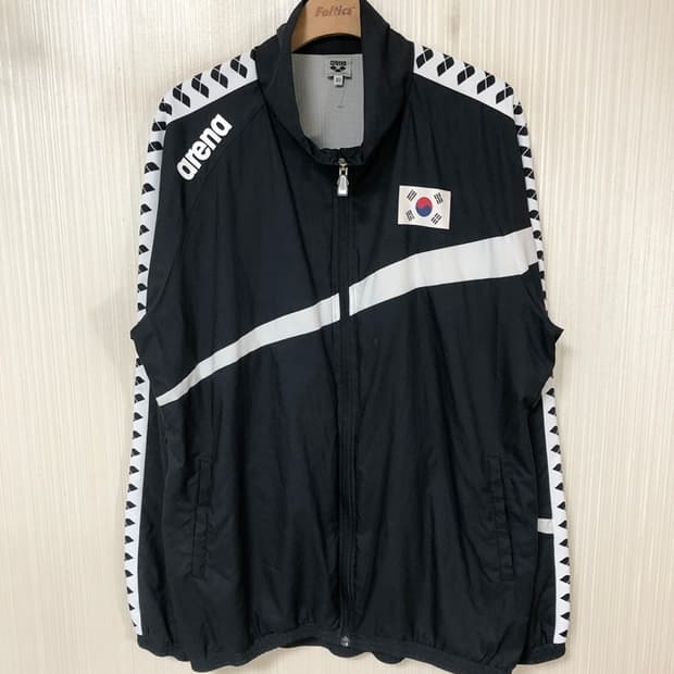 아레나(arena) 수영국가대표 선수실착 우븐웜업자켓 XO(XXL)