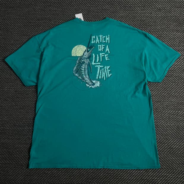 마젤란 빈티지 프린팅 반팔 티셔츠o 3858