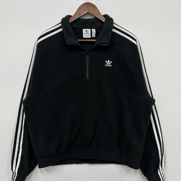 아디다스 오리지널 플리스 반집업 