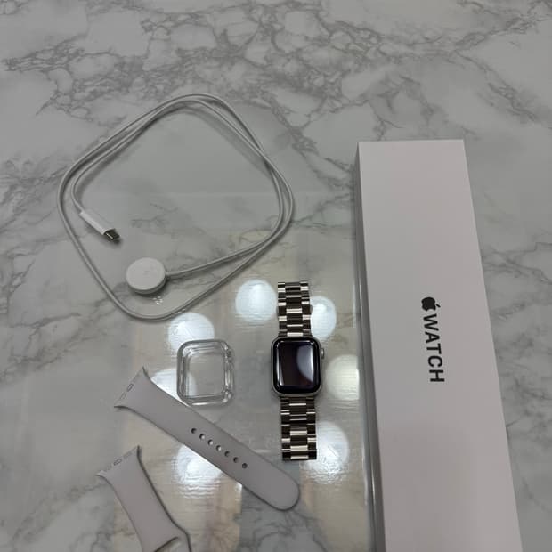 애플워치 SE2 풀박스, 메탈 스트랩