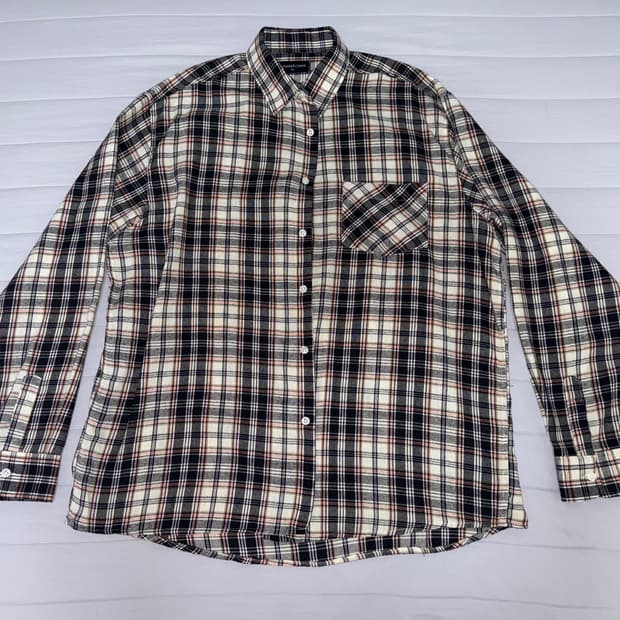 어커버 컨트리 빈티지 오버핏 체크 셔츠