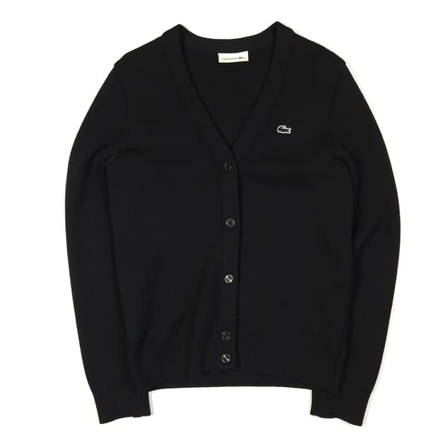 라코스테 가디건 블랙