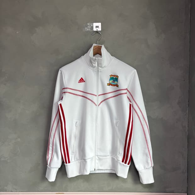 아디다스 세이셜 져지 트랙탑 화이트