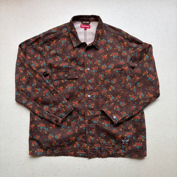 [L] 슈프림 데님 초어 코트 자켓