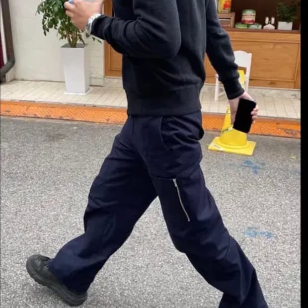 머듈 롬팬츠 네이비4