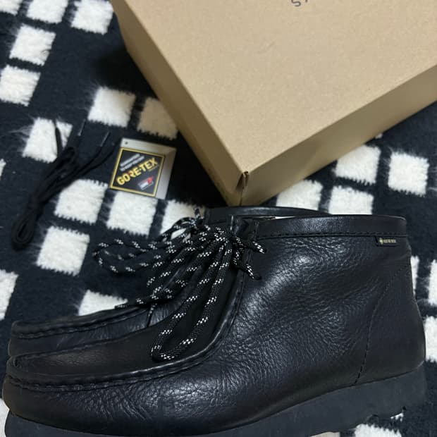 클락스 고어텍스 왈라비 부츠 가죽 레더