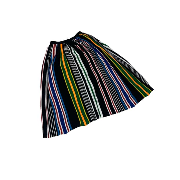 엔폴드 멀티컬러 미디스커트 38 Size