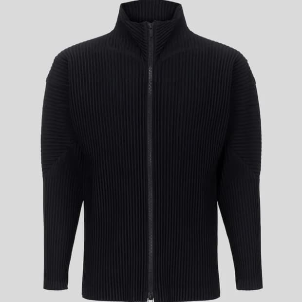 [4] 이세이미야케 옴므플리세 JL140 집업 블랙