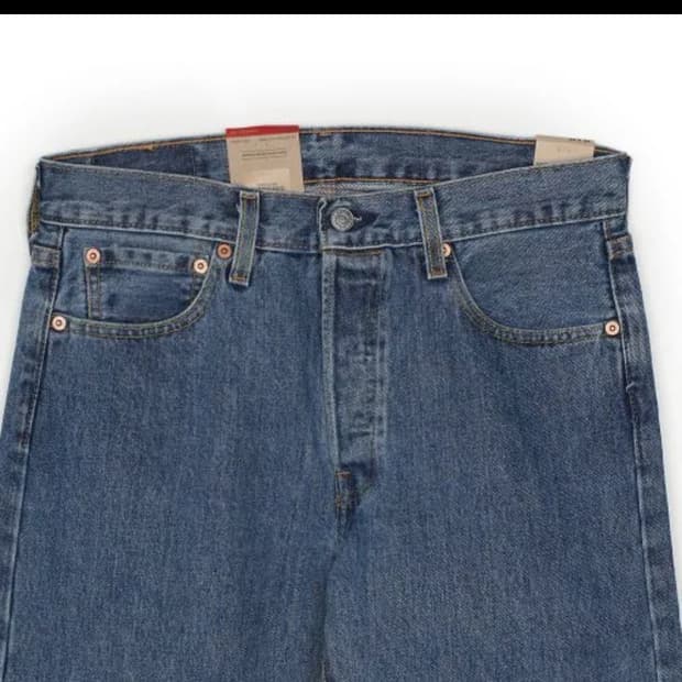 리바이스 501 오리지널 진 00501-0193 미디엄 인디고 33x32