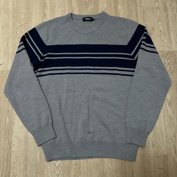 타이틀리스트 남성 골프웨어 라운드 니트 LL 