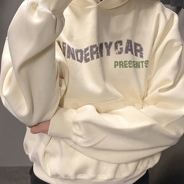 언더마이카 무.67 안티 Fxxking 로고 플레이 웨이브 타이포 본디드