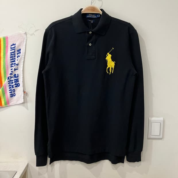 216 폴로 빅포니 카라 롱슬리브 pk