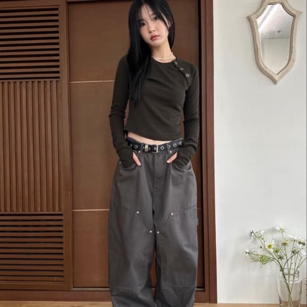 캔버스 카펜터 플레임 팬츠