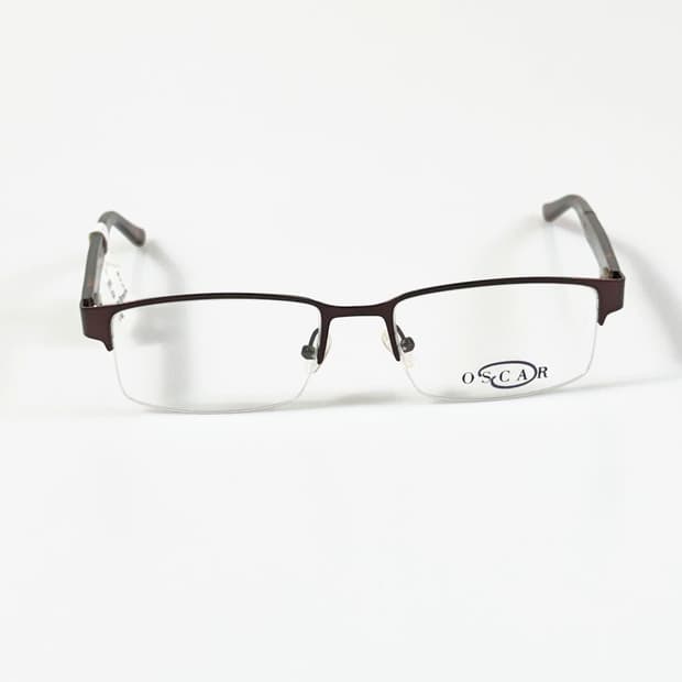 OSCAR De La Renta 반무테 스퀘어 메탈 빈티지 안경