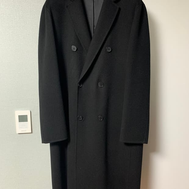 타임옴므 더블 핸메코트 블랙 100