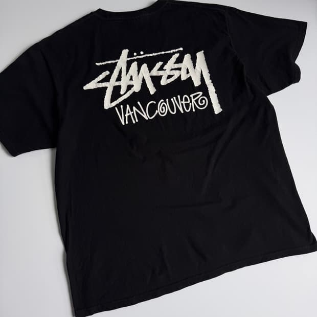 Stussy 스투시 벤쿠버 블랙 반팔티셔츠