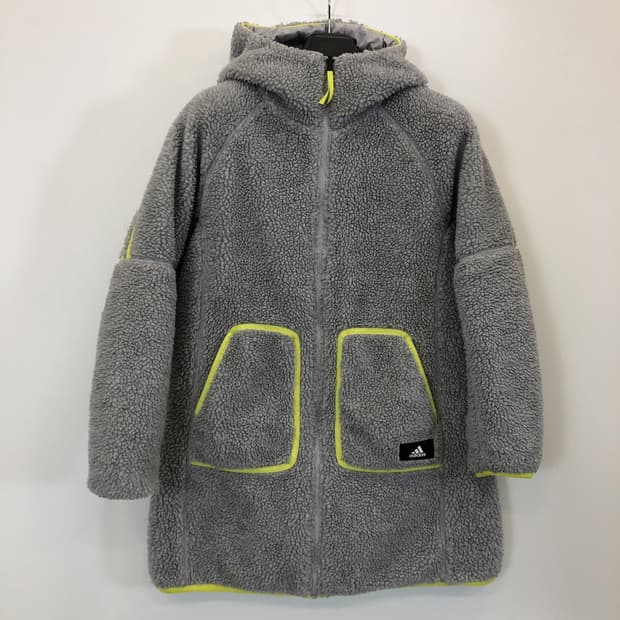 아디다스 리버시블 롱 쉐르파점퍼 M 