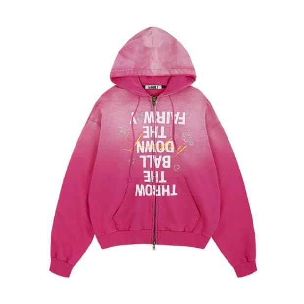 그레일즈 핑크 후드