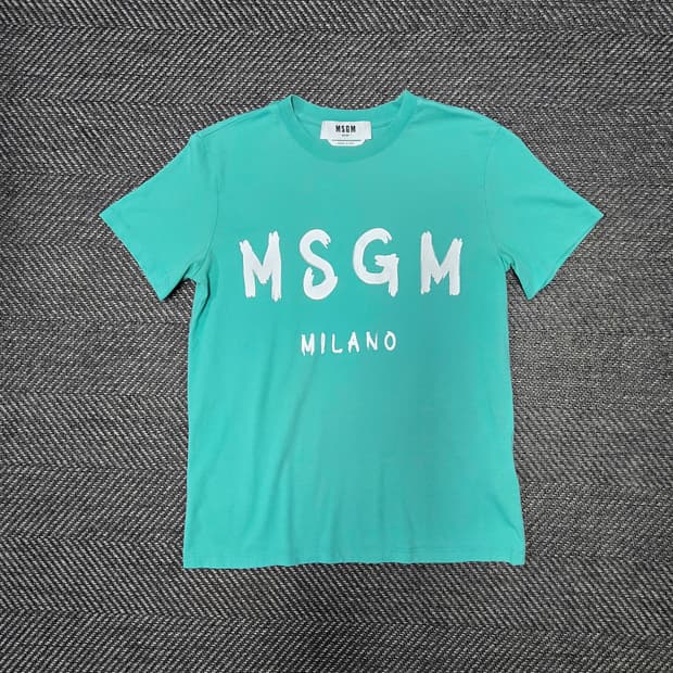 엠에스지엠 MSGM 밀라노 민트 반팔 티셔츠