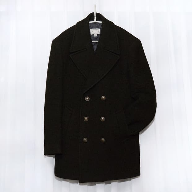 클럽 모나코 헤비 멜튼울 클래식 더블 피코트 (L / 100+)