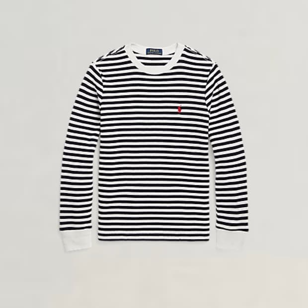 폴로 스트라이프 와플티 보이즈 xl