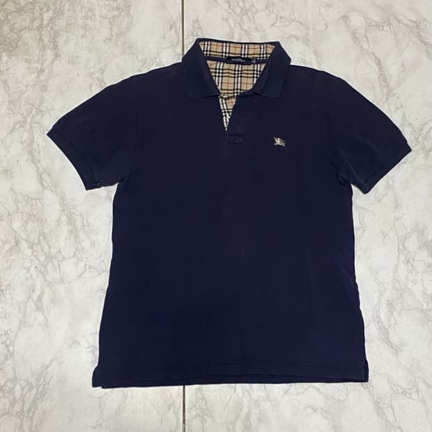 버버리 반팔 카라 티셔츠 사이즈 100