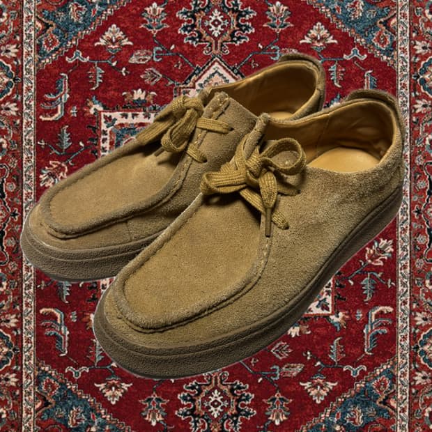 Brown suade Wallabees