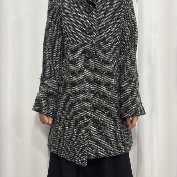 self serviece button coat