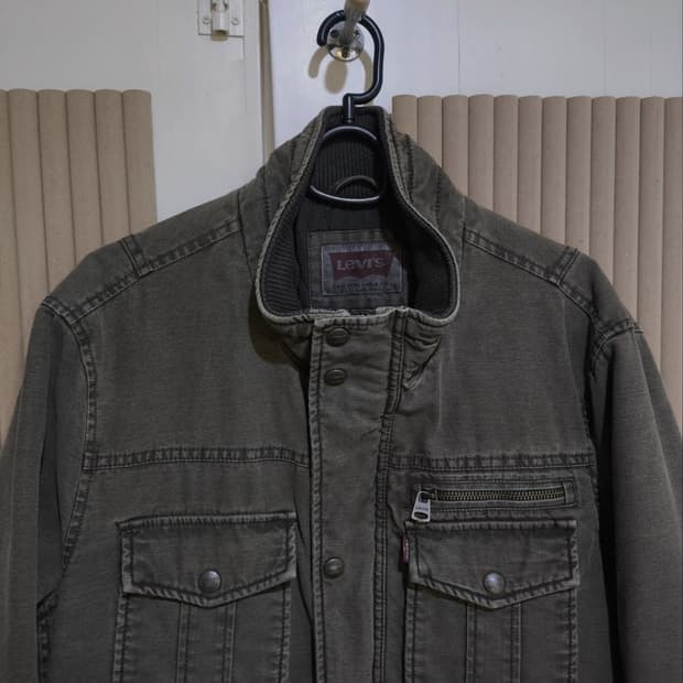M 리바이스 누빔 트러커 데님자켓