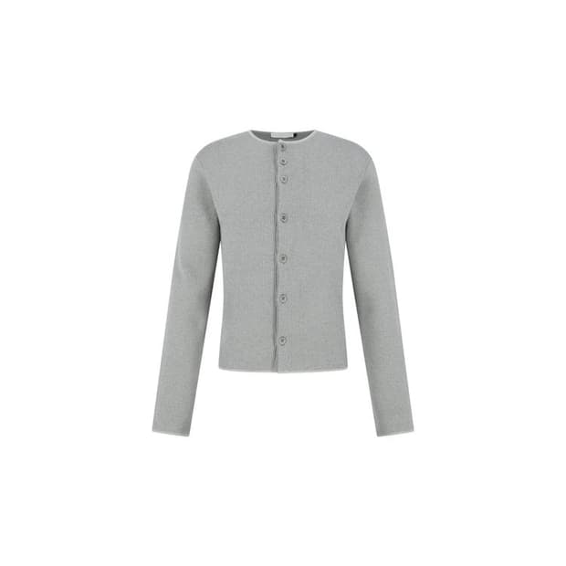 아모멘토 스트라이프 버튼업 가디건 