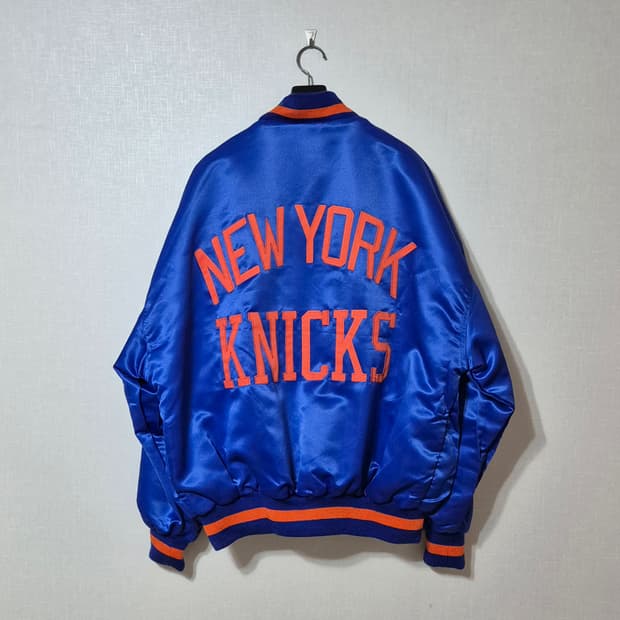 90s 미첼앤네스 뉴욕닉스 바시티 자켓
