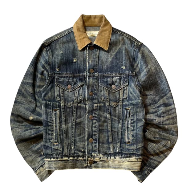 데님앤서플라이 데미지 데님자켓