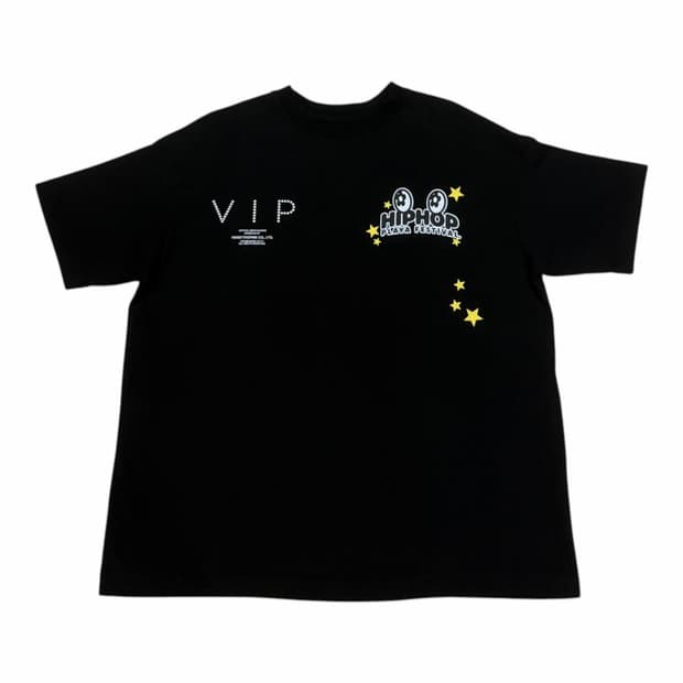 반디더핑크 힙합플레이야 페스티벌 VIP 검정 반팔티 1