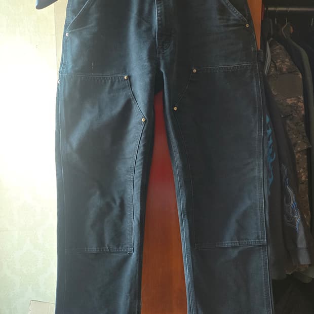 00s 칼하트 더블니 블랙 34