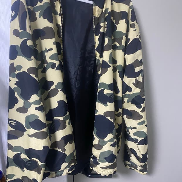 베이프 나일론 리버시블 윈드브레이커 L