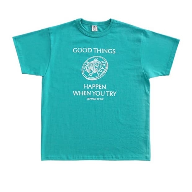 GOOD THINGS T-SHIRTS (TURQUOISE) L사이즈