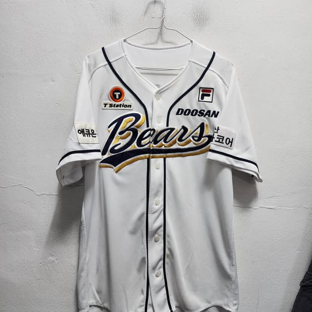 두산베어스 어센틱 유니폼 110size 홈