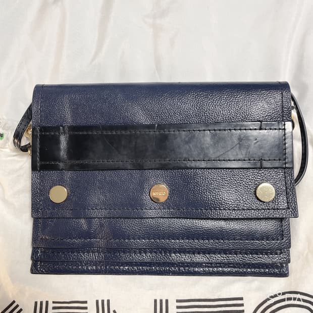 겐조 가죽 크로스백