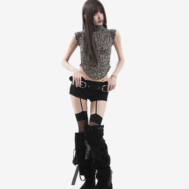 카이야 kaiya caroline short pants black 반바지