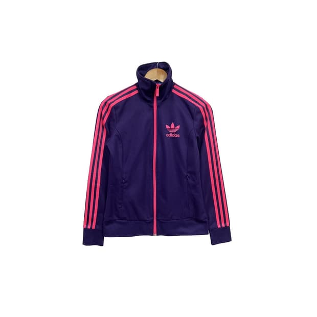 아디다스 유로파 트레포일 퍼플 트랙 져지