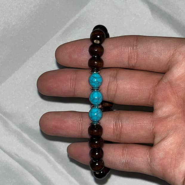 민트볼 우드팔찌