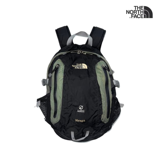 노스페이스 고프코어 카키 배색 테크니컬 백팩