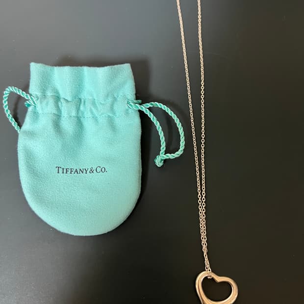 티파니 엘사 퍼레티 오픈 하트 목걸이 22mm