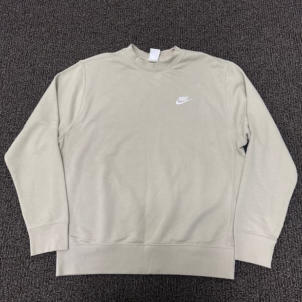 NIKE 나이키 스우시 맨투맨 베이지 L