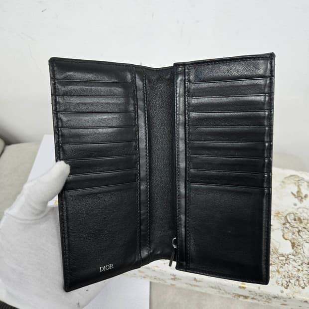 [보증서 정품]디올 오블리크 장지갑