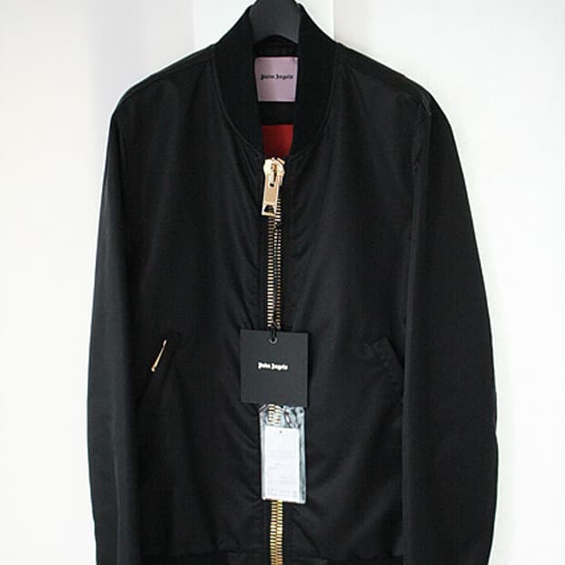 Palm Angels 팜엔젤스 viscose 봄버 블루종 새제품