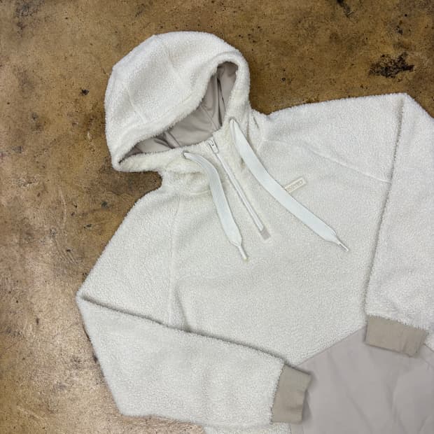 [정품/90] 디스커버리 뽀글이 플리스 후드티 b18